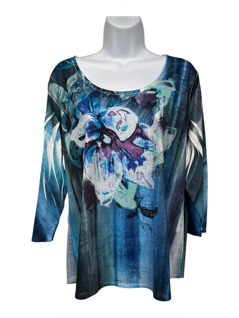 Coldwater Creek floral top size XL